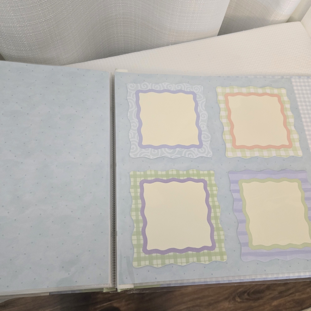 Tapestry Baby Boy Scrapbook Album 20 Page Little Pond Photo Memory 3D Stickers - Picture 12 of 15